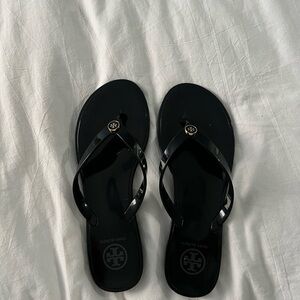 size 6, black Tory Burch, sandals